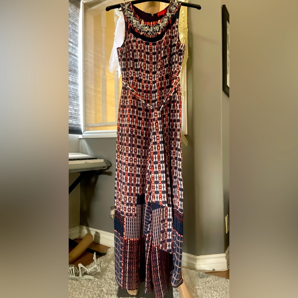 Anthropologie Bhanuni by jyoti multi colored embroidered jumper romper . Small